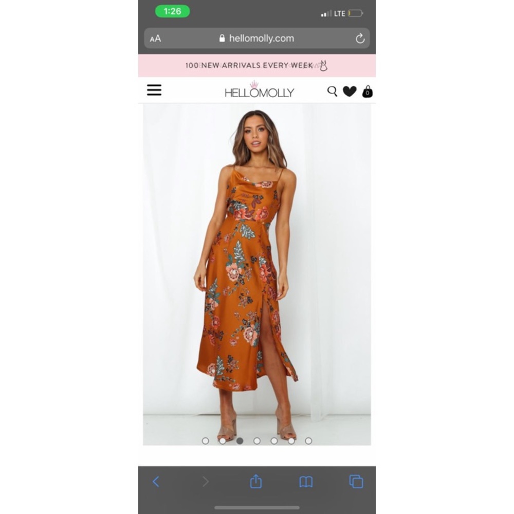 ⭕️SOLD⭕️Hello Molly atlas Maxi dress